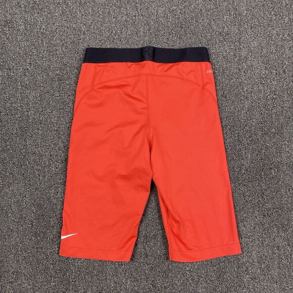 Nike PRO Shorts Women Red Core Compression Knee Rraining 642648 Size Medium - Picture 4 of 4